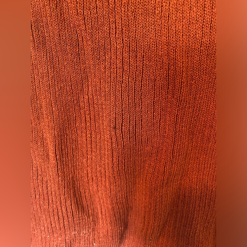 NWOT FP Beach Cinched Top in orange - Picture 6 of 6